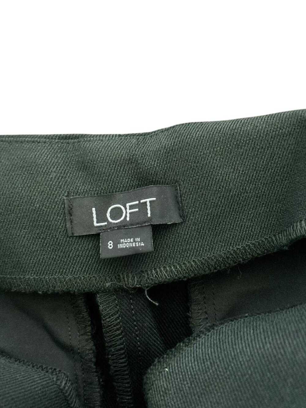Loft Women's Evergreen Wide Leg and Cropped Silhouette - Picture 3 of 10
